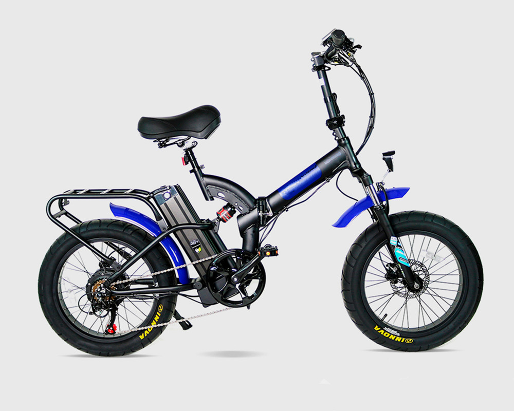 Lee9720 Elektrisches Faltrad mit Fatbike-Reifen
   