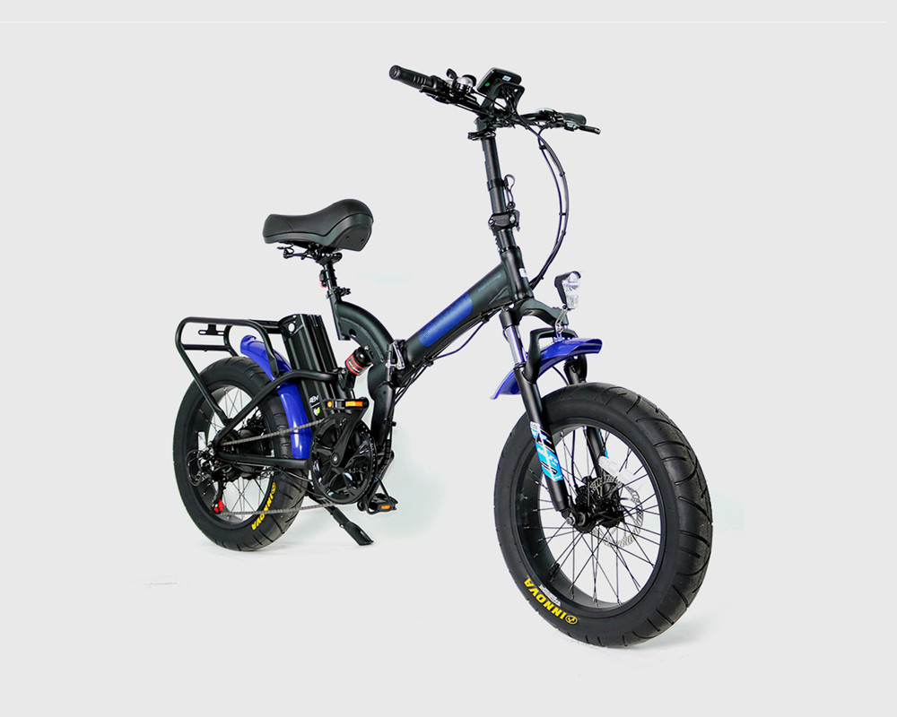 Lee9720 Elektrisches Faltrad mit Fatbike-Reifen
   