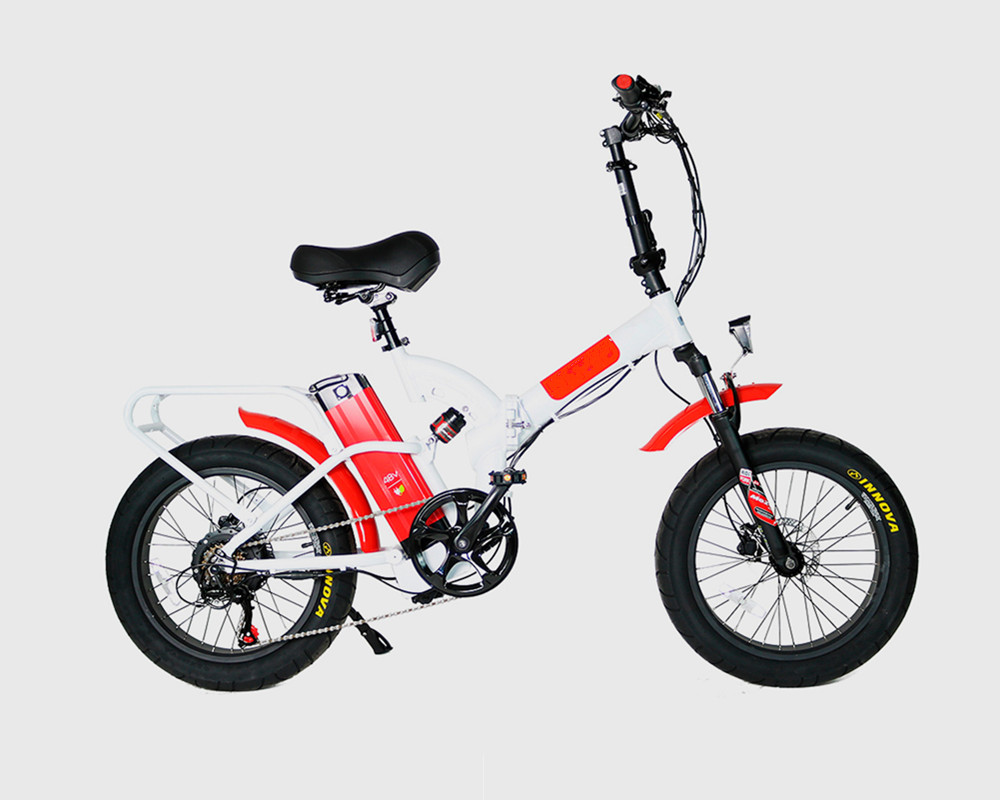 Lee9720 Elektrisches Faltrad mit Fatbike-Reifen
   