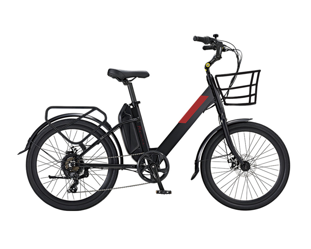 Lee6210 Damen-Elektrofahrrad mit tiefem Einstieg
   