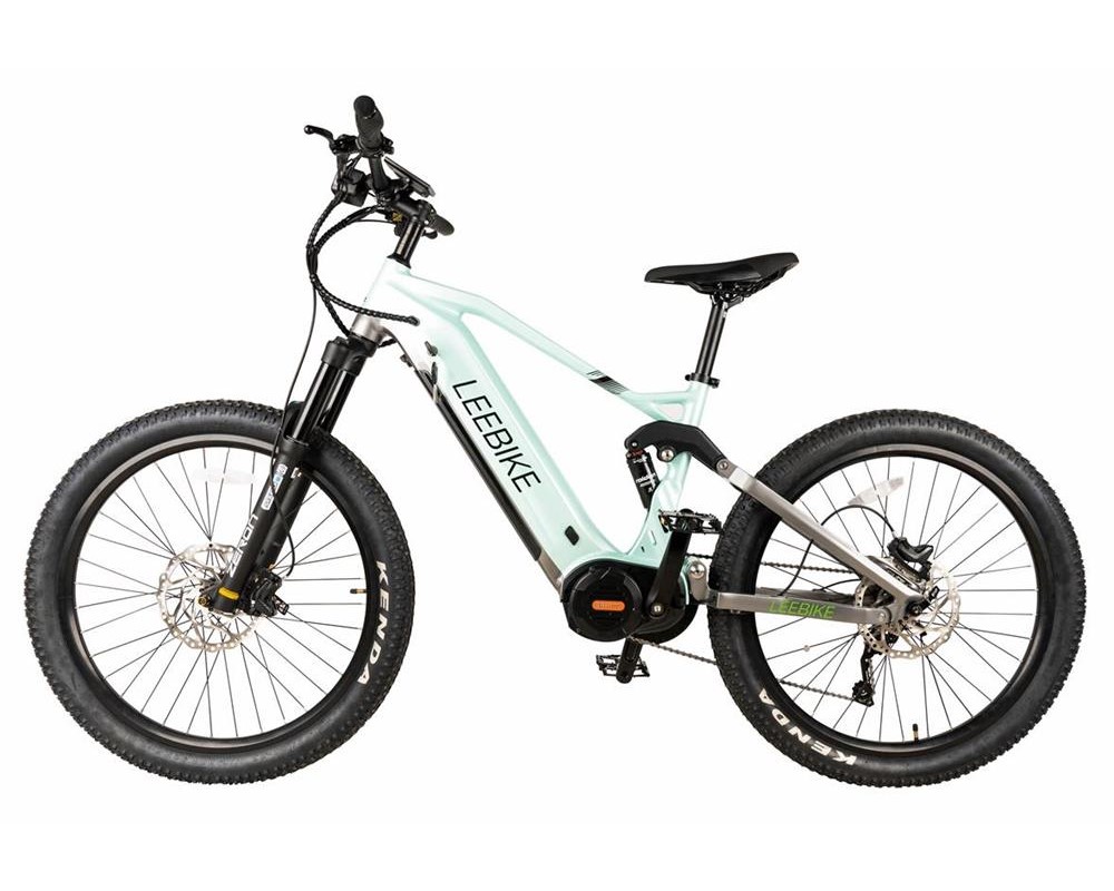 Lee504 Mittelmotor-Elektro-Mountainbike mit Doppelfederung
   